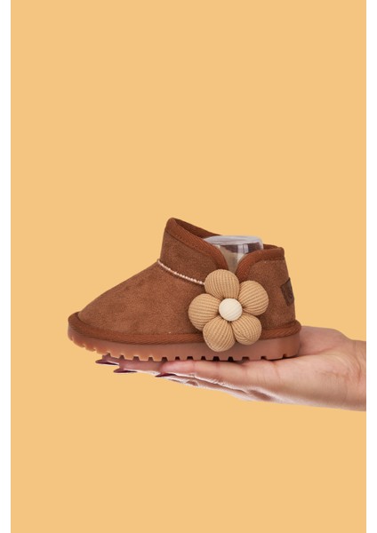 Minto Kız Çocuk ve Bebek Süet Kışlık Pembe Bot - Ortopedik Kaymaz Taban Içi Kürklü Sıcak Tutan Kar Botu fiyatları