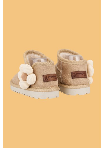 Minto Kız Çocuk ve Bebek Süet Kışlık Pembe Bot - Ortopedik Kaymaz Taban Içi Kürklü Sıcak Tutan Kar Botu modelleri