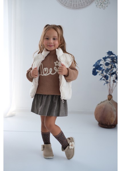 Minto Kız Çocuk ve Bebek Süet Kışlık Pembe Bot - Ortopedik Kaymaz Taban Içi Kürklü Sıcak Tutan Kar Botu fırsatları