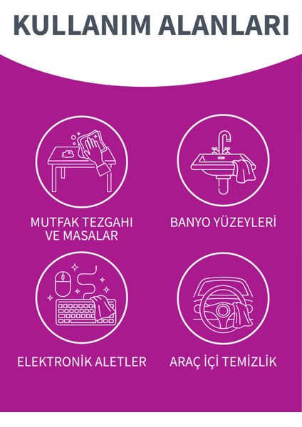 Yüzey Temizlik Havlusu Large 25’li fırsatları