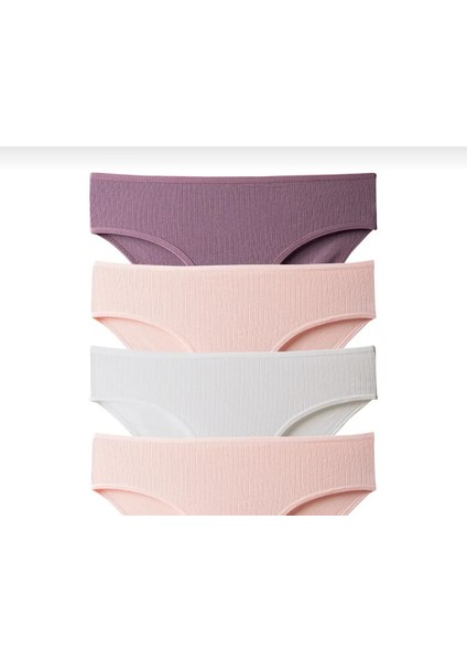 4’lü Fitilli Pamuklu Günlük Rahat Külot