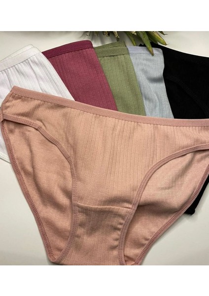 4’lü Fitilli Pamuklu Günlük Rahat Külot modelleri
