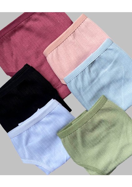 4’lü Fitilli Pamuklu Günlük Rahat Külot