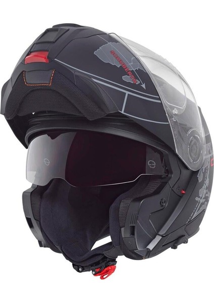 C5 Globe Blakc Çene Açılır Motosiklet Kaskı fırsatları