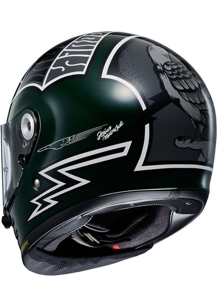 Glamster Kapalı Retro Motosiklet Kaskı Heıwa Tc-4 modelleri