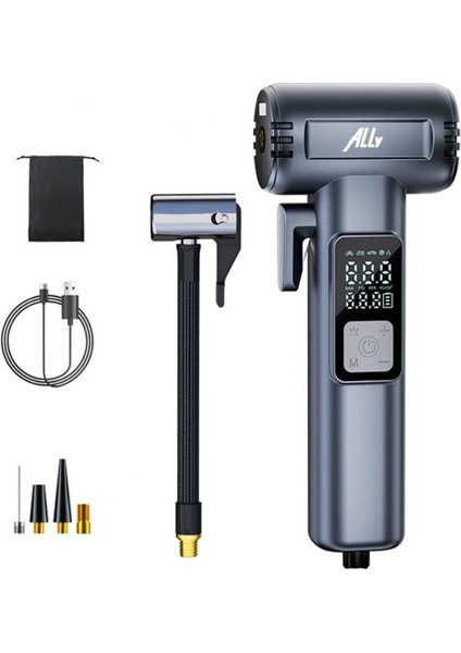 Zhltools ST-5530 Dijital Şarjlı Otomobil Araç Lastik Hava Şişirme Pompası