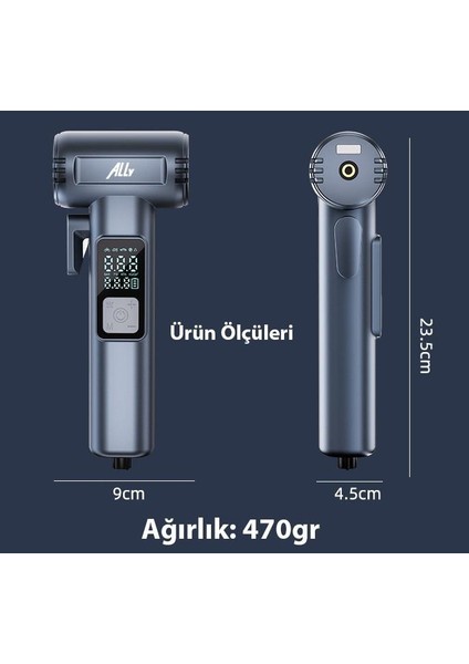 Zhltools ST-5530 Dijital Şarjlı Otomobil Araç Lastik Hava Şişirme Pompası modelleri