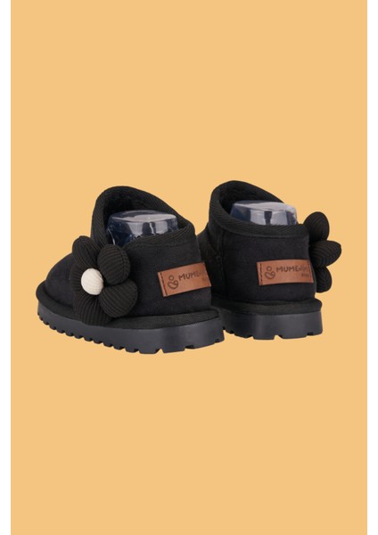 Minto Kız Çocuk ve Bebek Süet Kışlık Pembe Bot - Ortopedik Kaymaz Taban Içi Kürklü Sıcak Tutan Kar Botu modelleri