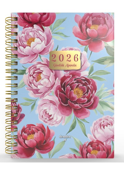 Spiralli 2026 Ajanda Flowers 6