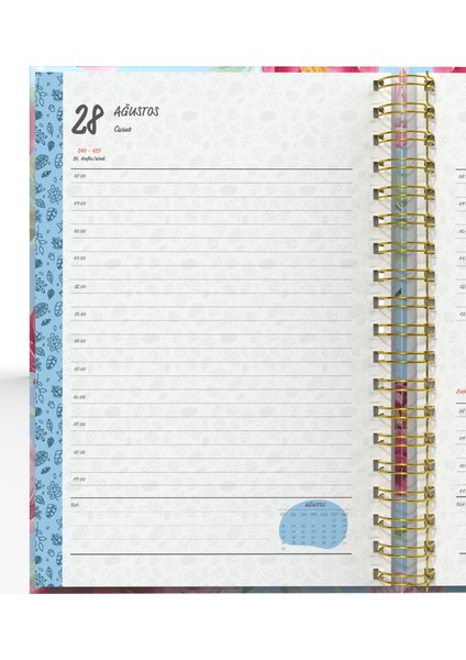 Spiralli 2026 Ajanda Flowers 6 fırsatları