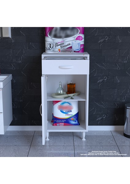 Emir 35 x 88 x 32,5 cm Kapaklı ve Çekmeceli Çok Amaçlı Banyo&mutfak Dolabı fırsatları