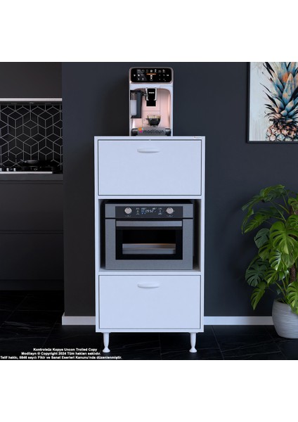 Silva 59,6 x 119,2 x 56 cm Çift Kapaklı Ankastre Fırın ve Mutfak Dolabı fiyatları