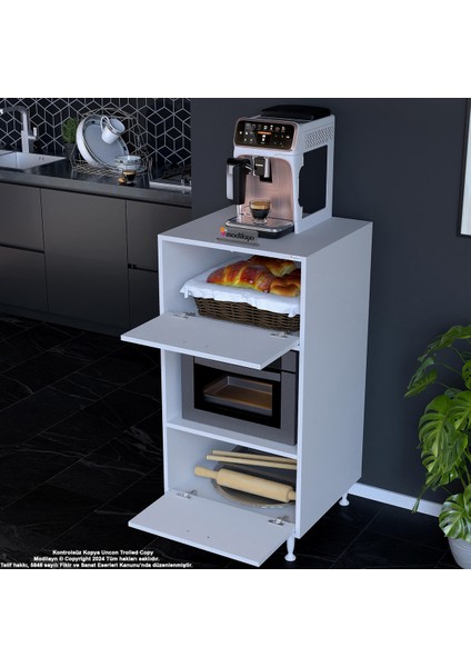 Silva 59,6 x 119,2 x 56 cm Çift Kapaklı Ankastre Fırın ve Mutfak Dolabı modelleri