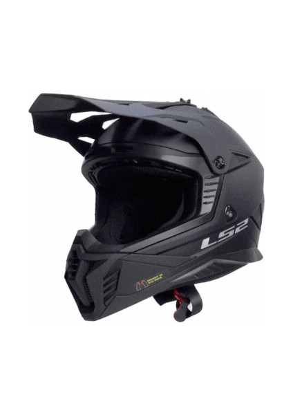 Fast 2 Terekli Motosiklet Kaskı Mat Siyah