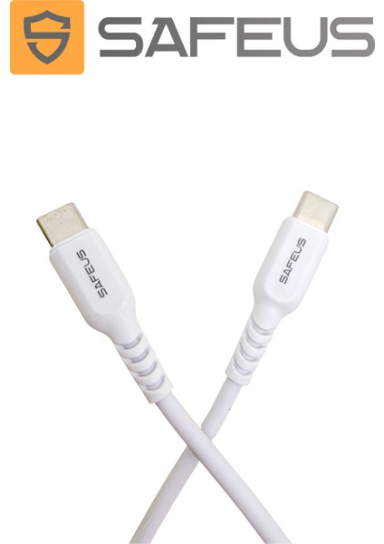 Pd Qc 3.0 Kopmaya Karşı Dayanıklı 40W 3.4A Type-C Type-C 1mt Hızlı Şarj Kablosu Ömür Boyu Garantili