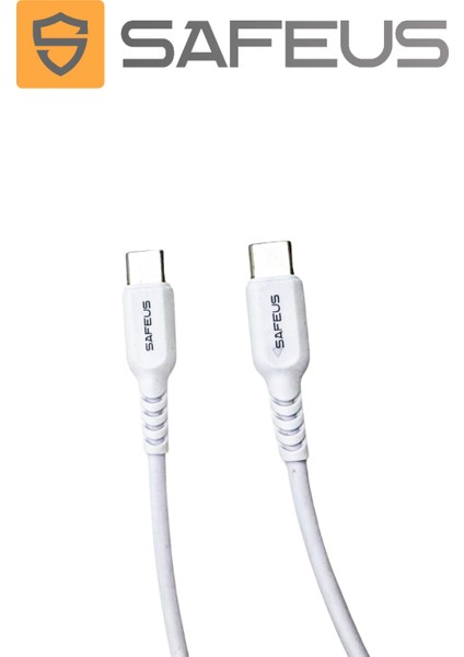 Pd Qc 3.0 Kopmaya Karşı Dayanıklı 40W 3.4A Type-C Type-C 1mt Hızlı Şarj Kablosu Ömür Boyu Garantili