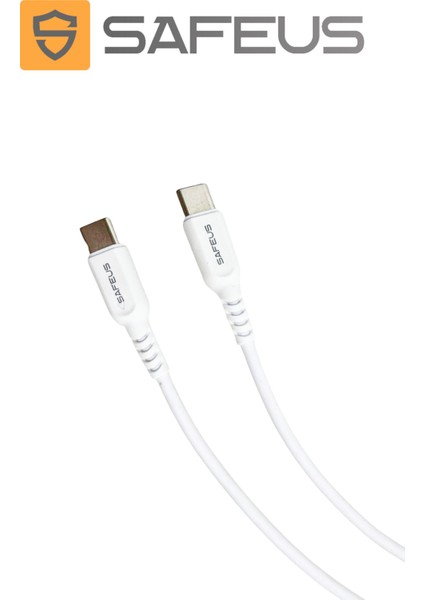 Pd Qc 3.0 Kopmaya Karşı Dayanıklı 40W 3.4A Type-C Type-C 1mt Hızlı Şarj Kablosu Ömür Boyu Garantili