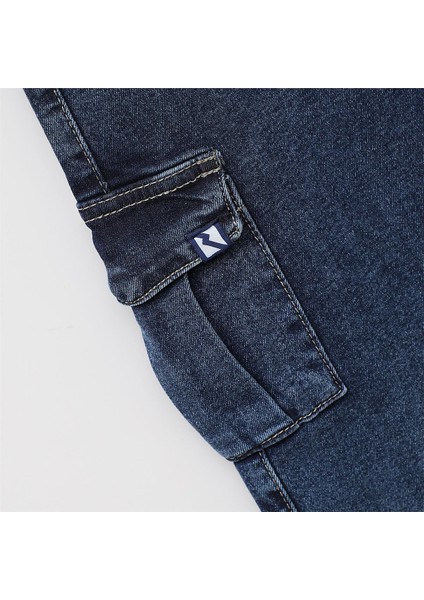 Erkek Çocuk Şardonsuz Ince Pantolon - G-644 - Indigo