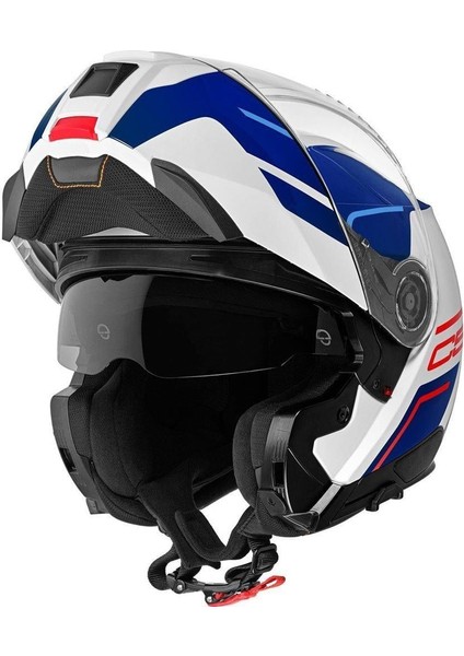 C5 Çene Açılır Motosiklet Kaskı Master Blue modelleri