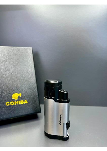 3 Torch Pürmüz Alevli Puro Delicili Özel Üretim Premium Çakmak