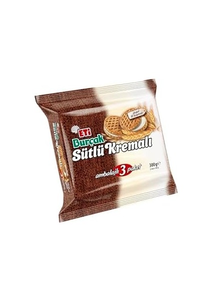 Eti Burçak Kremalı Bisküvi 3 x 100 G modelleri