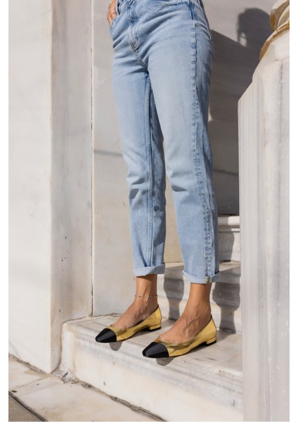 Vargas Kadin Altın Siyah Parçali Babet indirimleri