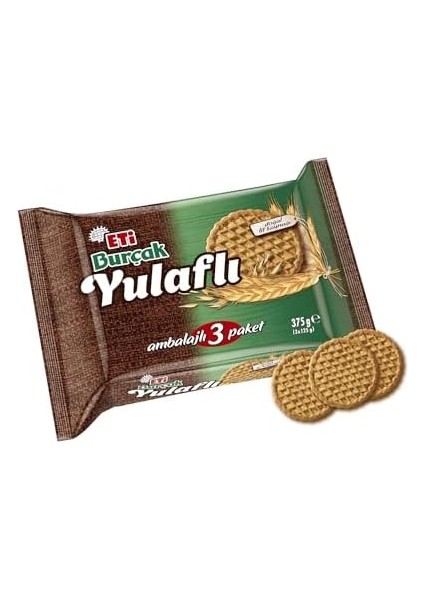 Eti Burçak Yulaflı Bisküvi 375 G x 12 Adet modelleri