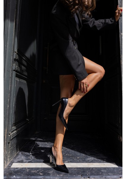 Moli Kadın Bej Suet Galvanız Okçeli Topuklu Stıletto fırsatları