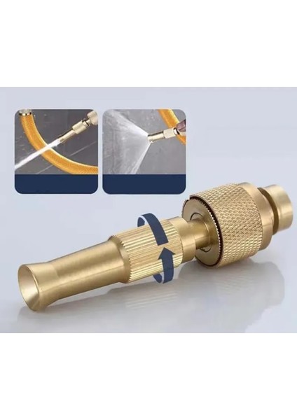 Mdb Ayarlanabılır Basınçlı Hortum Başlığı Gold