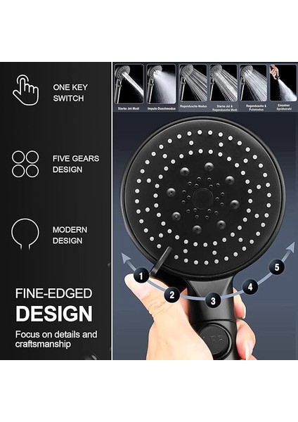 Mdb Duş Başlığı Seti 5 Mod fırsatları