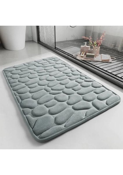 Mdb Memory Kaydırmaz Banyo Paspası Gri