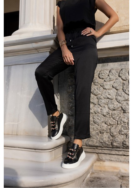 Donald Kadın Beyaz Bagcık Taş Detay Sneaker fiyatları