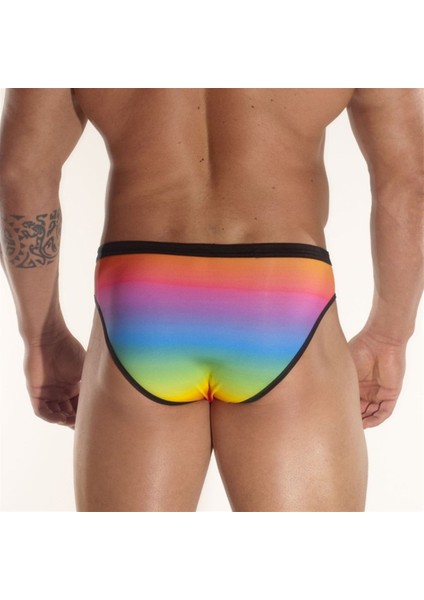 Gökkuşağı Desenli Erkek Çamaşır modelleri