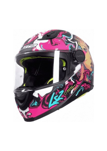 Kid Cyberg Kapalı Çocuk Motosiklet Kaskı Mat Mor