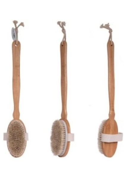 Mdb Organik Doğal At Kılı Banyo Fırçası