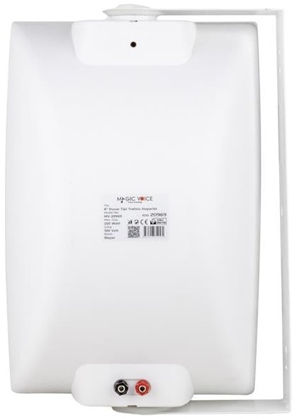 MV-20969 Iki Yollu 8'' 20CM 250W 100V Trafolu Beyaz Hoparlör modelleri