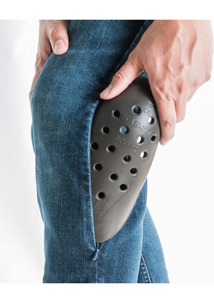 Poyraz Korumalı Motosiklet Kot Pantolon Unisex