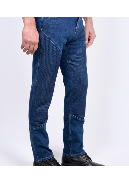 Efil File Korumalı Motosiklet Pantolon Mavi Unisex fiyatları