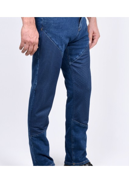 Efil File Korumalı Motosiklet Pantolon Mavi Unisex modelleri