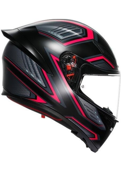Motosiklet Kask K1 S E2206 Sling Matt Black Pink fiyatları