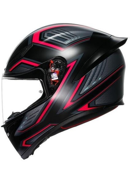 Motosiklet Kask K1 S E2206 Sling Matt Black Pink modelleri