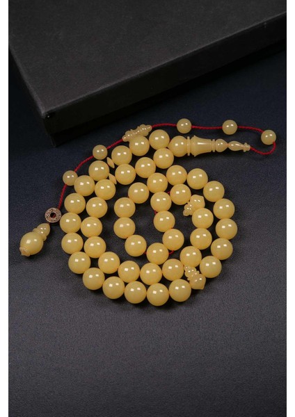 Limon Sarısı Özel Seri 45 Taneli Bakalit Sıkma Tesbih fiyatları