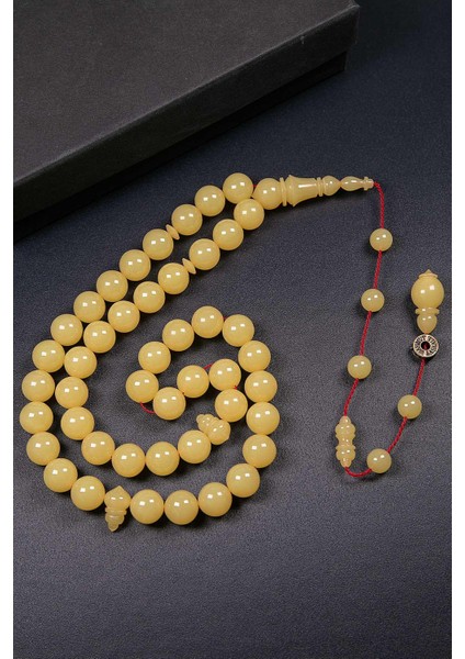 Limon Sarısı Özel Seri 45 Taneli Bakalit Sıkma Tesbih modelleri