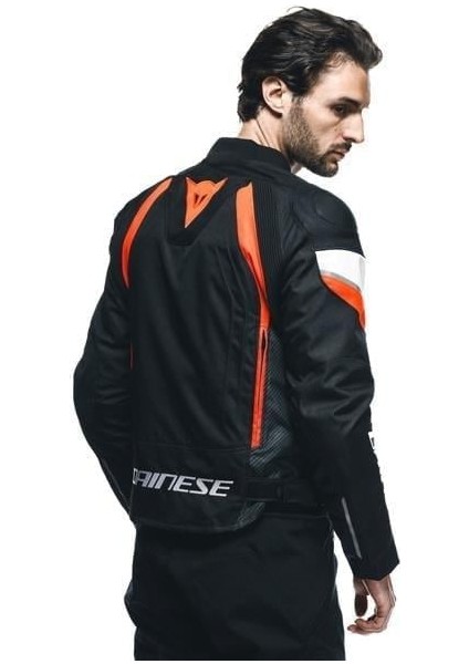 Avro 5 Tex Korumalı Motosiklet Montu Blk Red Fluo White indirimleri