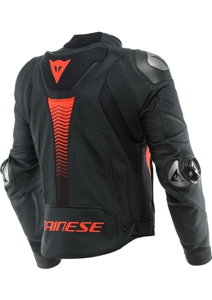 Süper Speed 4 Lthr Korumalı Deri Motosiklet Montu Blk Mat Red fiyatları