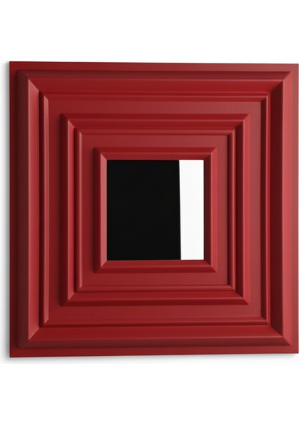 Kırmızı 45X45 cm Dekoratif Duvar Paneli – 6’lı Set modelleri