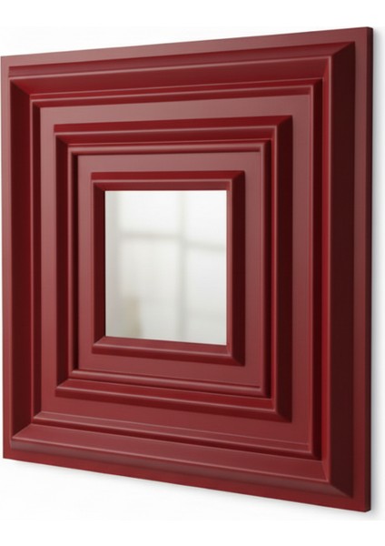 Kırmızı 45X45 cm Dekoratif Duvar Paneli – 6’lı Set fırsatları