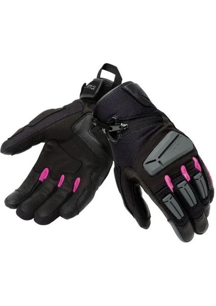 T.ur G-Four Lady Korumalı Motosiklet Eldiveni Yazlık Fuşya