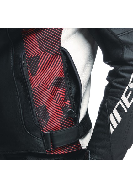 Avro 5 Korumalı Deri Motosiklet Montu Red Lawa Wht fırsatları