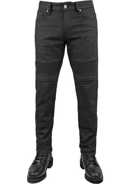 Thebikerjeans Black Iron Flexi V4 Korumalı Motosiklet Kot Pantolonu Erkek
